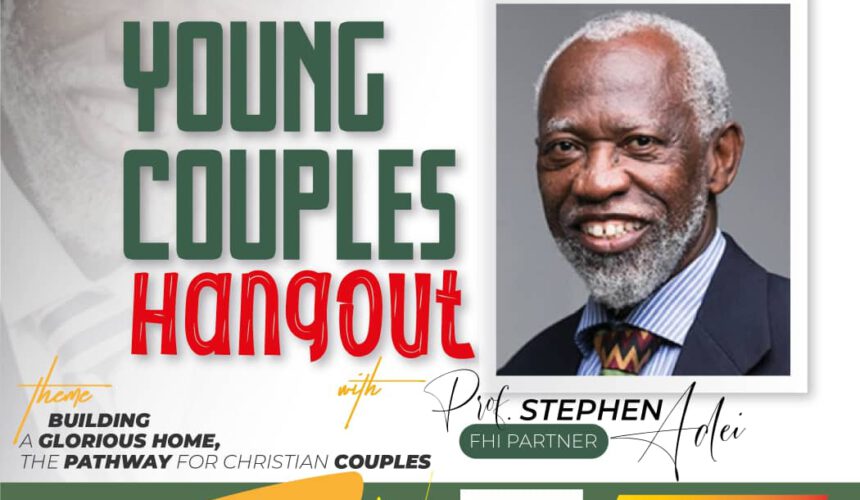 Young Couples Hangout with Prof. Stephen Adei
